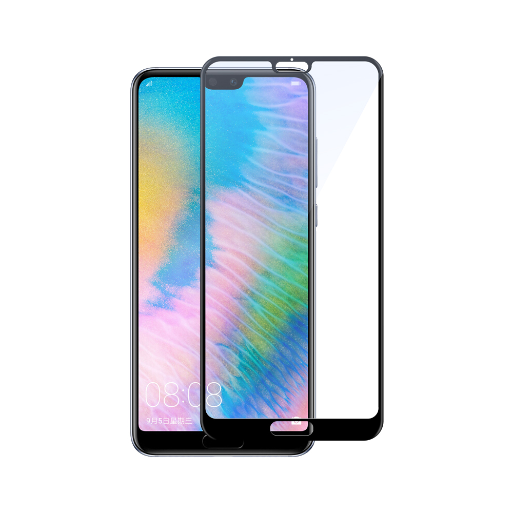 Displayschutzglas Panzerglas für HUAWEI P20 Pro-Schwarz